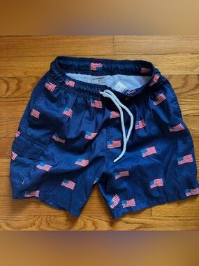 Men’s U.S. Apparel "Old Glory" American Flag Boardshorts